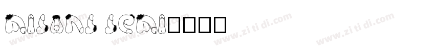 misans semi字体转换